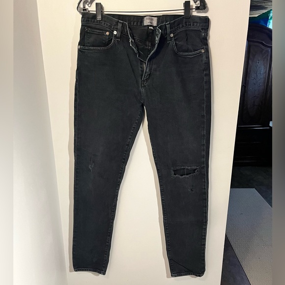 Agolde x asap ferg Strange Black Slim Jeans Sz 34 - Picture 4 of 6